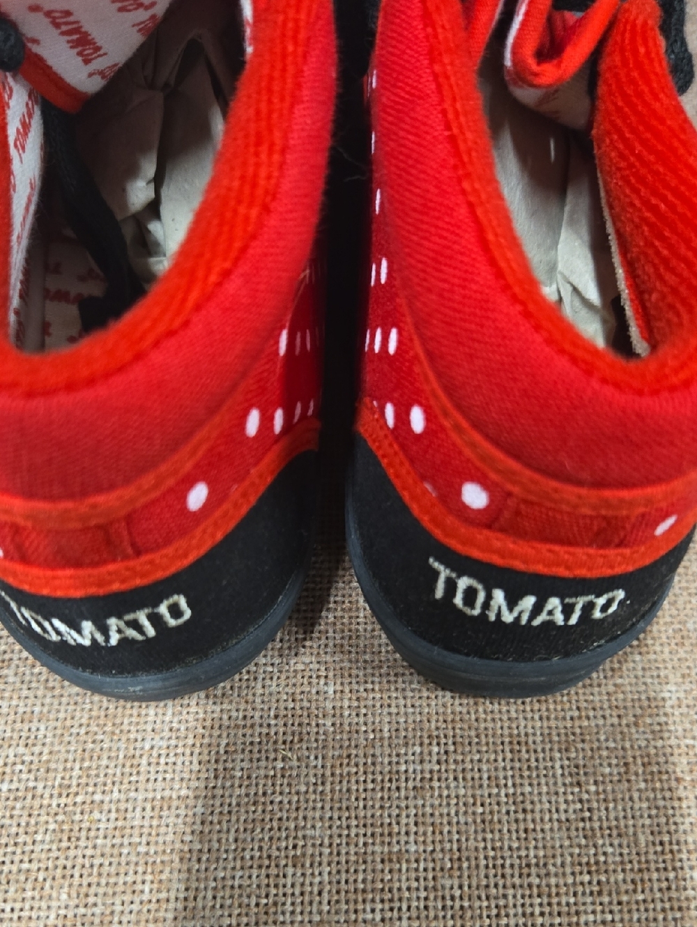 Kids Red Slip-On Sneakers